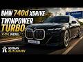 2025 BMW 740d xDrive POV Drive (No Talking) - THEATRE SCREEN &amp; Inline 6 Diesel Sound
