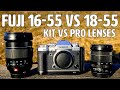 Fujifilm XF 18-55mm VS XF 16-55mm | Budget VS Pro Lenses are they worth it?