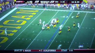 Notre Dame vs Michigan 2009 Highlights