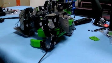 ROBOSMART use DONGBU 0101 HerkuleX servo to design a box robot and set it wake up