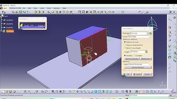 Variable Draft angle parting natural in Catia V5 Tamil.