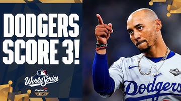 Mookie Betts, Will Smith and the Dodgers take a LEAD in Game 6 of the World Series! (Full inning) 💪