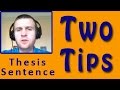The Best Way to Write a Thesis Statement (with Examples) - What is a thesis statement or topic