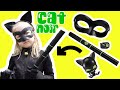 Miraculous Ladybug Cat Noir Dress Up Set Transformation with Mask, Costume, Plagg Kwami