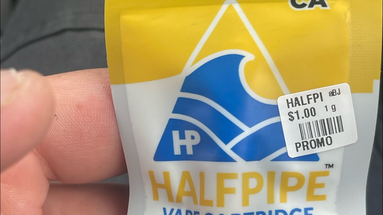 Trying Brands I Never Tried Part 2 HalfPipe Live resin cart