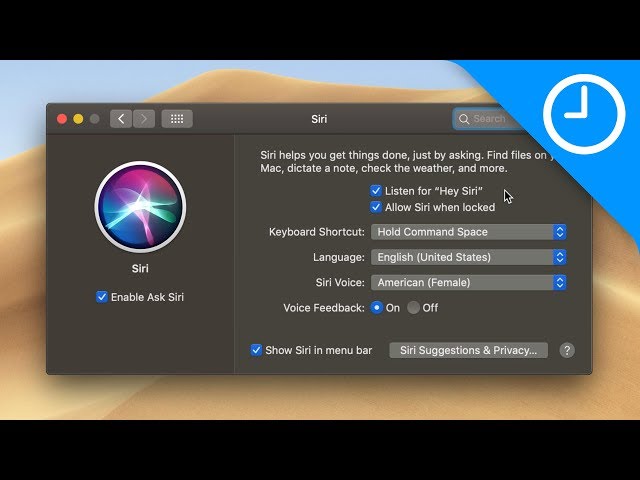 Siri for mac mini