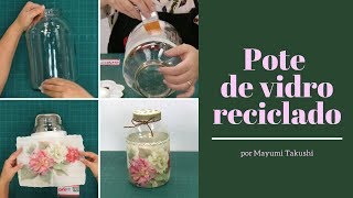 Pote de Vidro Reciclado