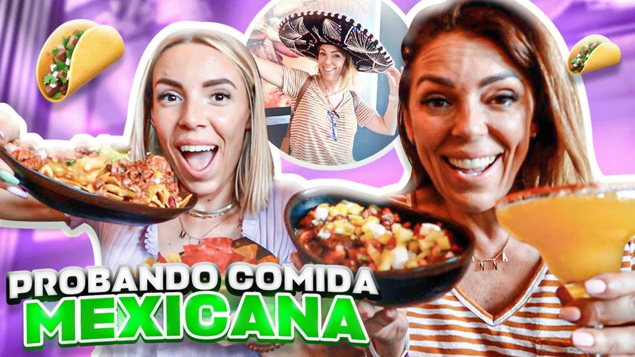 PROBANDO COMIDA MEXICANA!!!🔥 COMEMOS HASTA NO PODER MÁS