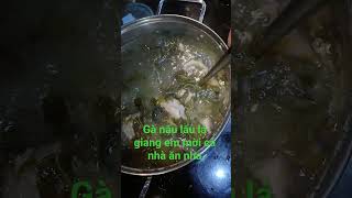 lẩu gà lá giang em mời cả nhà ăn nha #amthuc