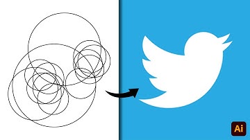 Twitter Logo Design Full Process In Illustrator cc | Logo Design Process In 2022 | #qadirsgraphics