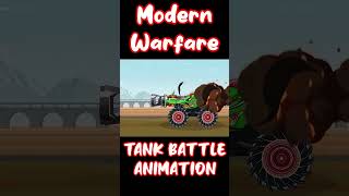 Modern Warfare : Tank Battle Animation | #tanks #gerand #shorts