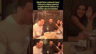 Hande Erçel Ve Hakan Sabanci, Eni̇ştesi̇ Caner Yildirimin Doğum Gününü Kutladi Çel