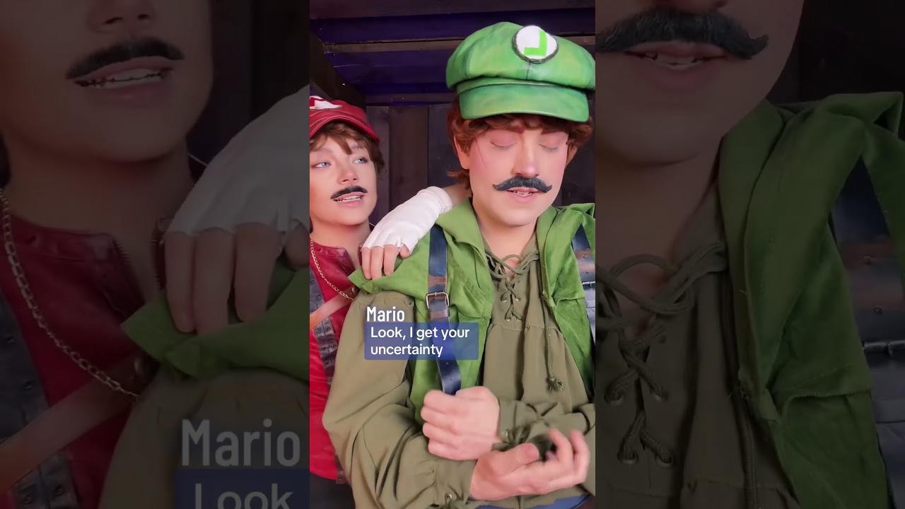 Luigi begs Mario to not put themselves on the line again #mariolore