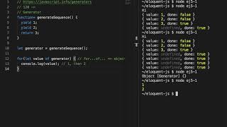 Advanced JS 120 - Generators