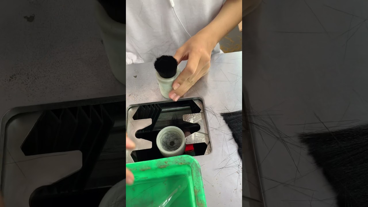 Bristle shaping by machine