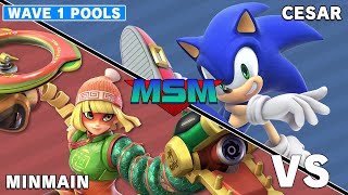 Offline MSM 242 - MinMain (Min Min) VS Lt. Glug | Cesar (Sonic/DarkPit) Wave 1 Pools