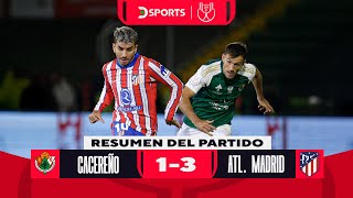 Thumbnail for ¡#ATLÉTICOMADRID lo DIO VUELTA en los ÚLTIMOS MINUTOS! | Cacereño 1–3 Atlético Madrid | Resumen