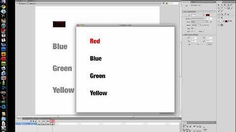 FLASH CS4 LESSON 3- Buttons and Actions Part 1
