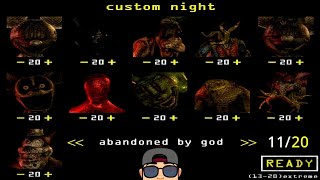 11/20 MODE (ABANDONED BY GOD) | TREASURE ISLAND: ABANDONED ENIGMA DEMO | MODO 11/20 | CUSTOM NIGHT |