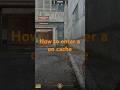 Execute A on cache
