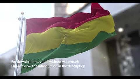 Botswana flag with 3d effect blowing in the wind 3D Flag V2 long