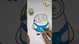 💛 Cute Minion coloring page for kids! Fun and easy to color#Minion #ColoringPage #KidsColoring