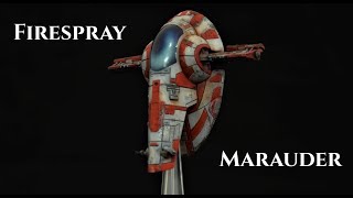 Repainting The Firespray flown by Kath Scarlet, the Marauder in Six Minutes