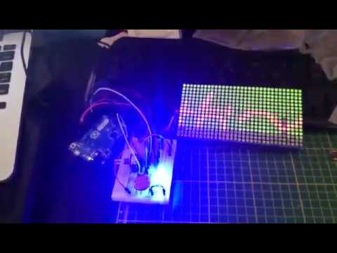 自製動態跑馬燈 arduino