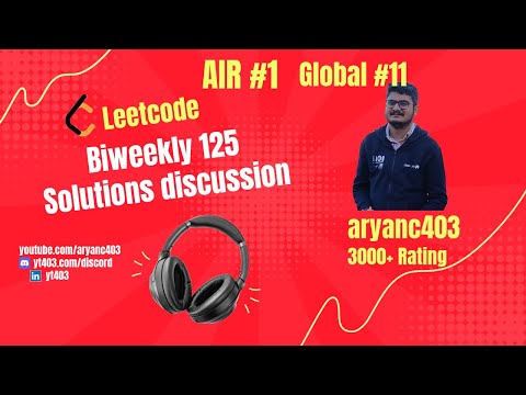 #Leetcode #Biweekly #Contest #125 Solution Discussion