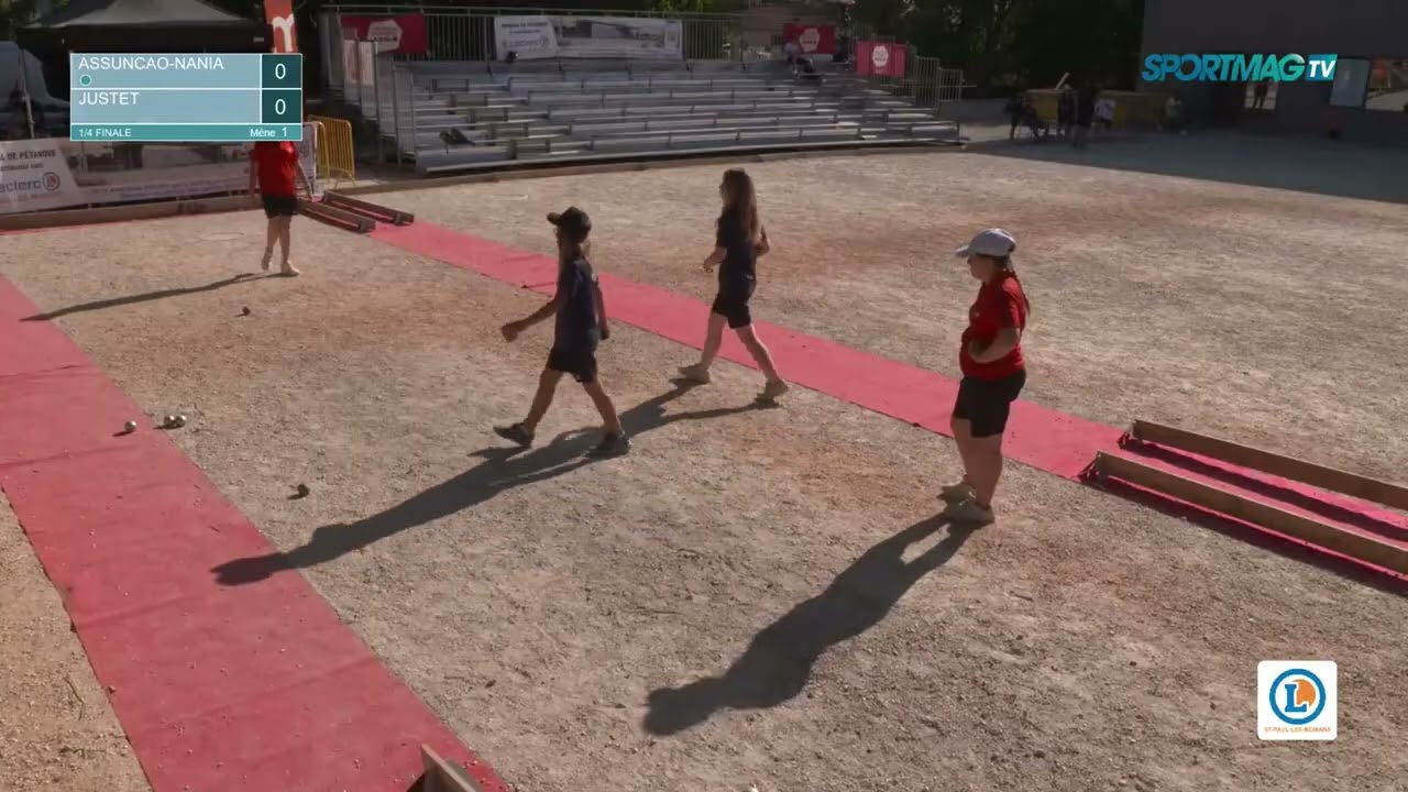 Miniature : Pétanque : Ponchon-Gaulin / Justet (Mondial Jeunes Romans 2026)