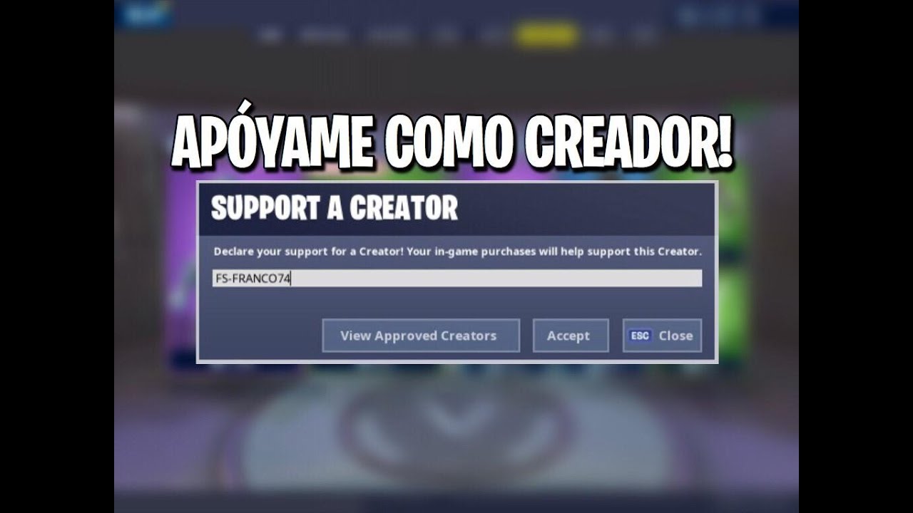 Como Apoyar A Un Creador En Fortnite Fs Franco74 Youtube Fernanfloo Fortnite Support A Creator Fernanfloo Fortnite Support A Creator Como Apoyar A Un Creador En Fortnite Fs Franco74 Youtube