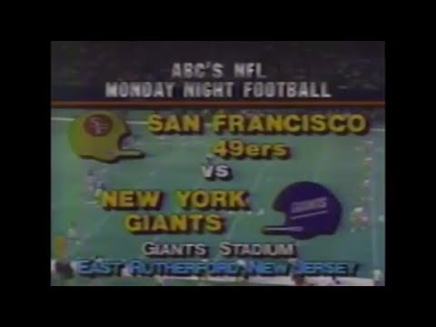 1984-10-08 San Francisco 49ers vs New York Giants