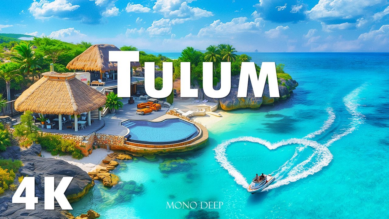 Tulum 4K | Explore Mayan Ruins & The Timeless Beauty of the Caribbean Coast with Deep House Chill