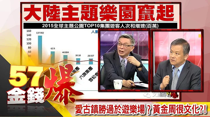 愛古鎮勝過於遊樂場？黃金周很文化？！-苑舉正、丁萬鳴《５７金錢爆精選》2016.1004 - 天天要聞