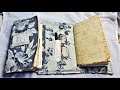 How to Make a Junk Journal with Fabric Cover Part 1 Step by Step DIY Tutorial for Beginners! :)