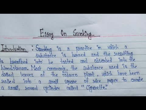 introduction about smoking essay