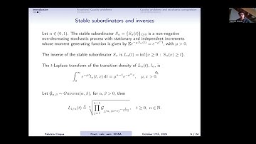 F. Cinque : Analysis of fractional Cauchy problems and time-changed stochastic processes