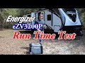 Energizer eZV3200 Runtime Test, How long can this inverter generator last on a tank of gas?