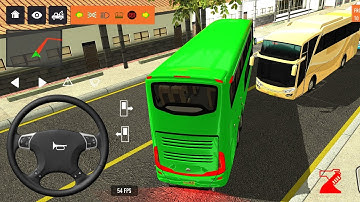 2025 new coach bus simulator 💥 || indonesia bus simulator part-200 #bus #game #simulator #comman  