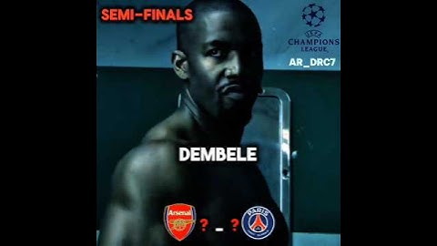 Arsenal vs PSG Semi-finals 🔥🔥☠️☠️🔥🔥☠️ #football #sports #fannyvideo #edit #football #sports #shorts