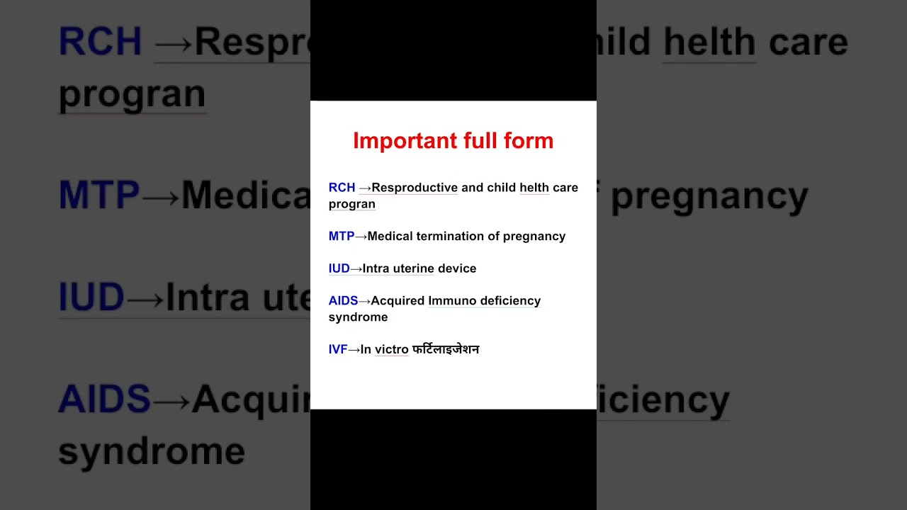 Important Full Form Class 12 YouTube Important Full Form Class 12 YouTube