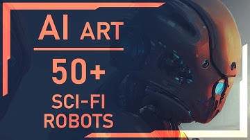 AI Art | 50+ Sci-Fi Concepts | Robots