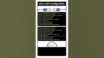 Cisco LACP CONFIGURATION EXAMPLE! | Quick Configs | IPCisco.com