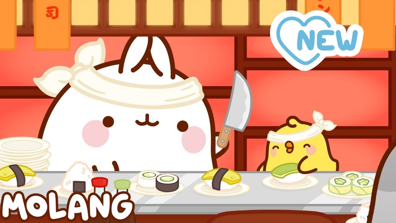 Molang ouvre un restaurant de sushis ! 👨‍🍳