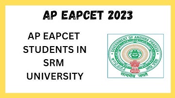 SRM  AP UNIVERSITY ll ANALYSIS OF SRM  ESPECIALLY FOR EAMCET STUDENTS ll