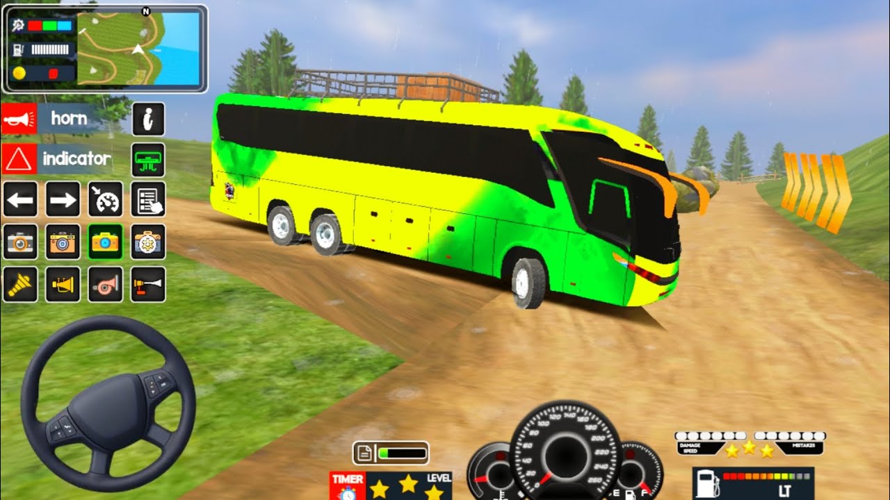 Coach Bus SIMULATOR Indian 🇮🇳 Off Road Driving Bus Game Simulator 2026 Gameplay Videos Part #22 ||