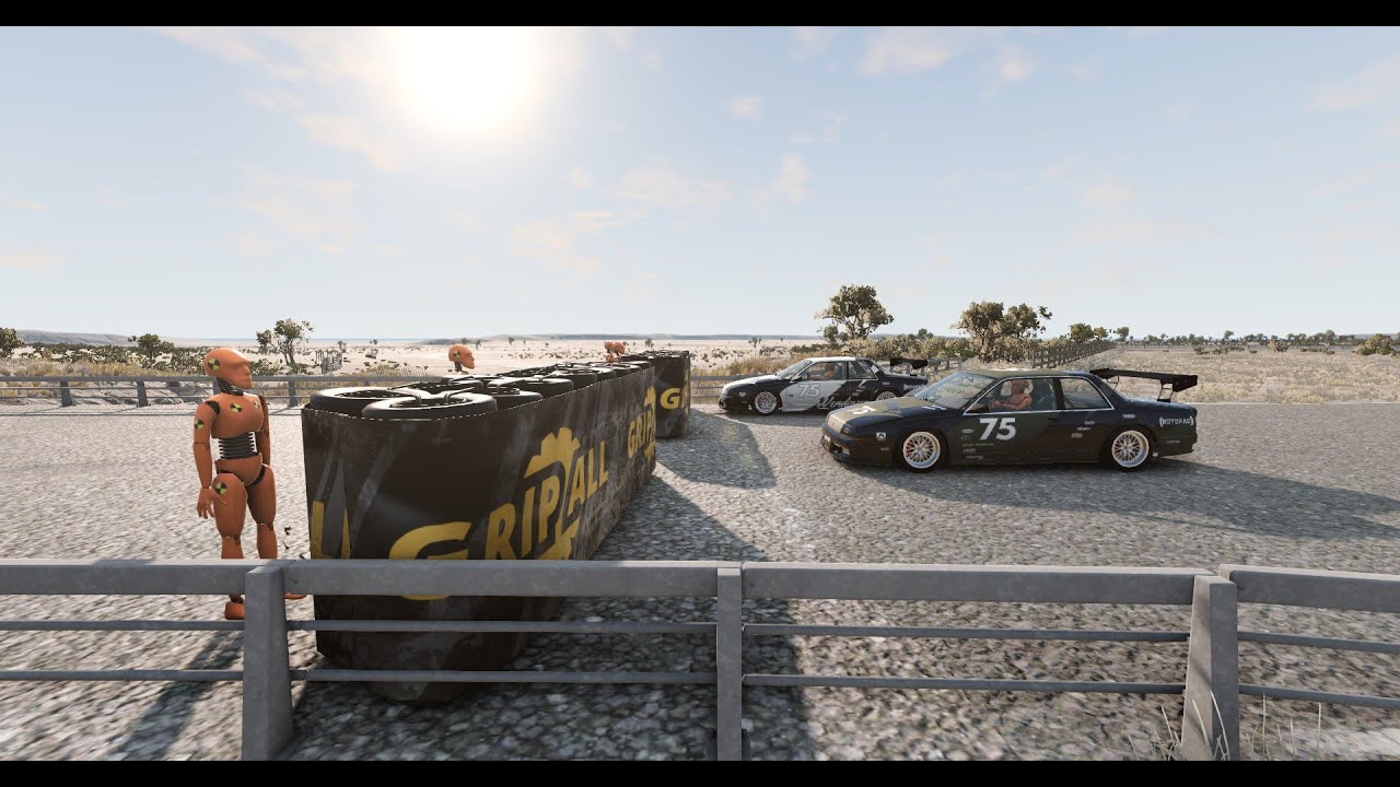beamng drive race crash - YouTube