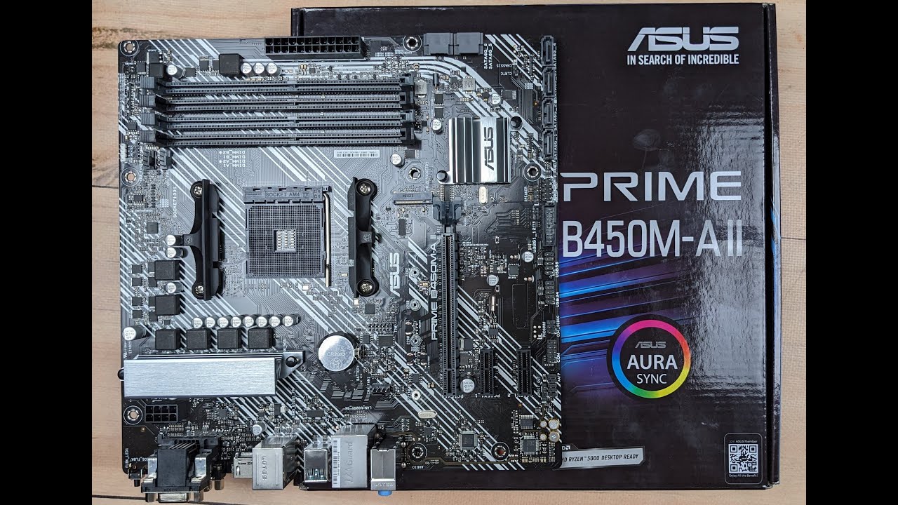 ASUS PRIME B450M-A II 🎯 Motherboard Unboxing and Overview 