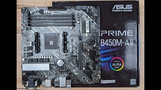 ASUS PRIME B450M-A II 🎯 Motherboard Unboxing and Overview