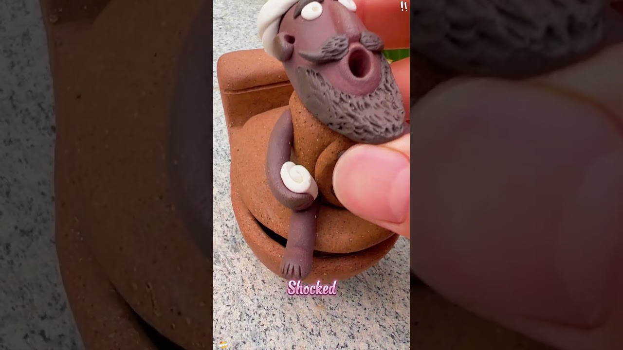 SMOKING TOILET Clay Art That Will Blow Your Mind!